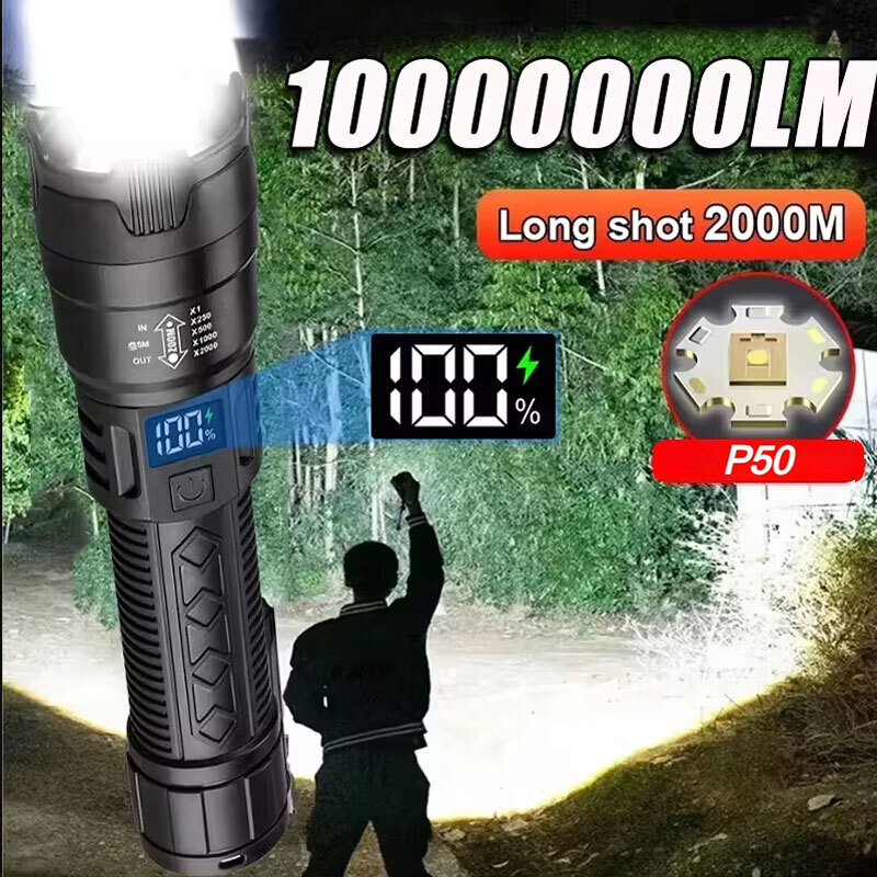 Fishing Light - Yüksek Güçlü Led El Fenerleri 2000LM