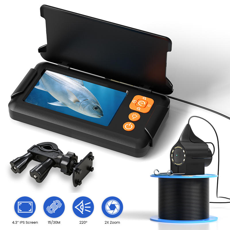 Fishing Depth Finder - Balıkçılık Kamerası 4.3’’ Ekran 15M/30M Kablo