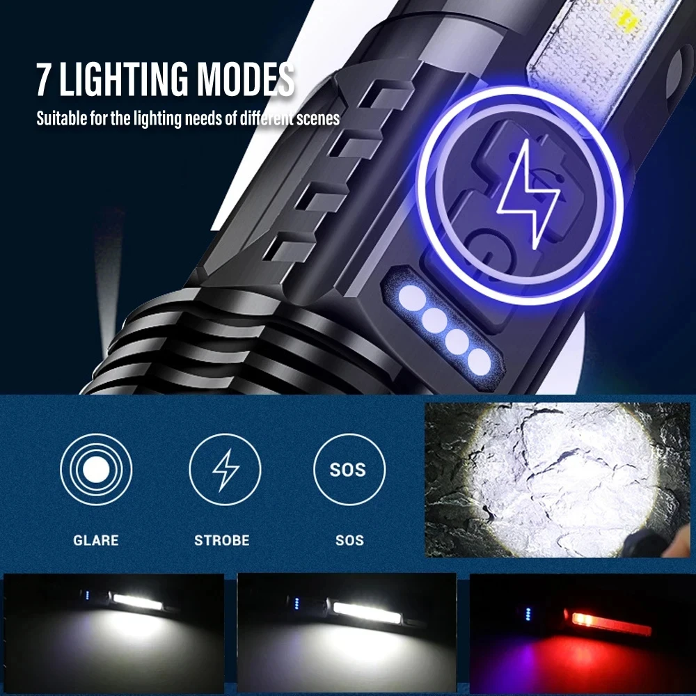 Güçlü XHP50 LED El Feneri Su G - Fishing Light incelemesi ve fiyatı
