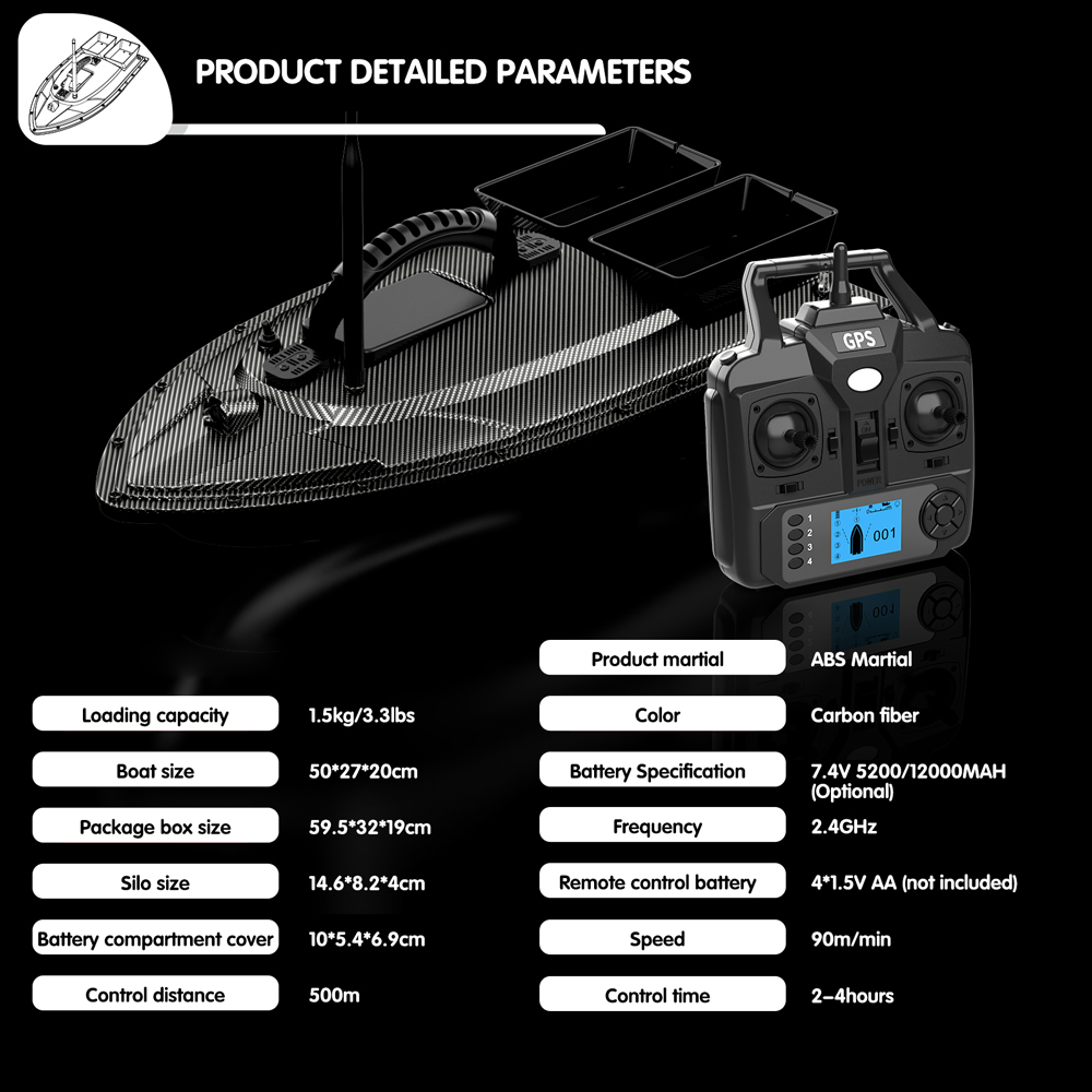 V070 12000mAh/5200mAh RC kuman - Fishing Gps incelemesi ve fiyatı